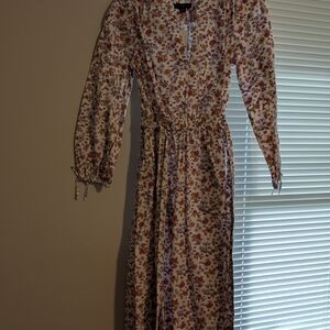 Floral Long Sleeve Dress